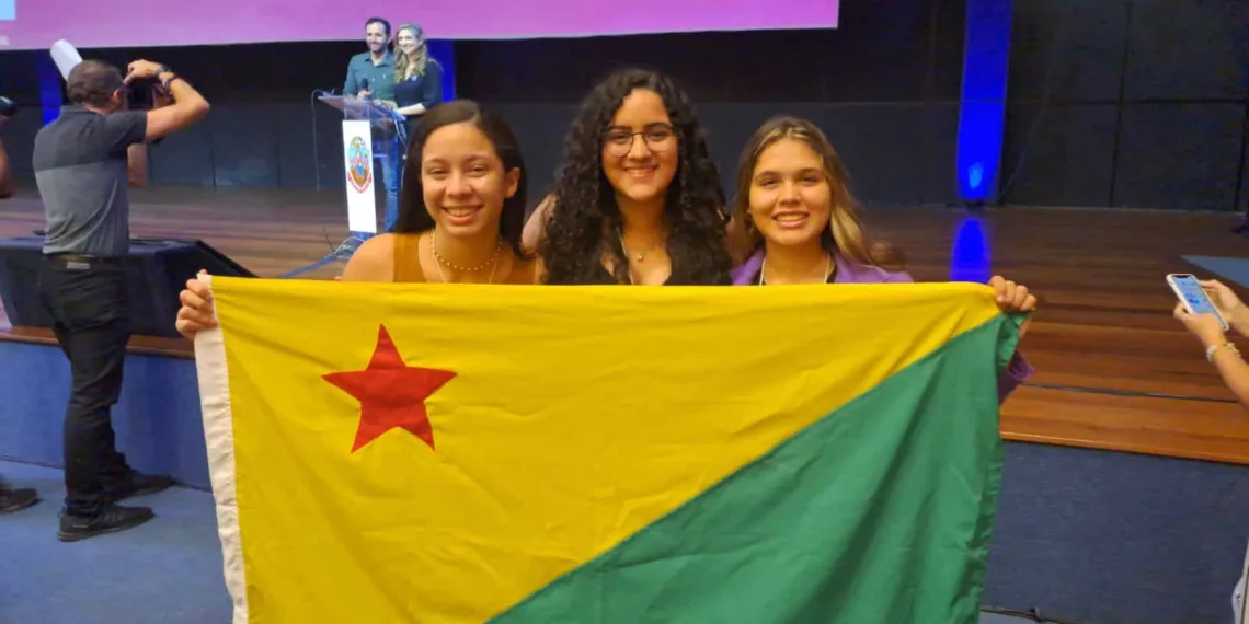 Alunas do Acre ganham prêmio de destaque na maior feira de projetos científicos da América Latina