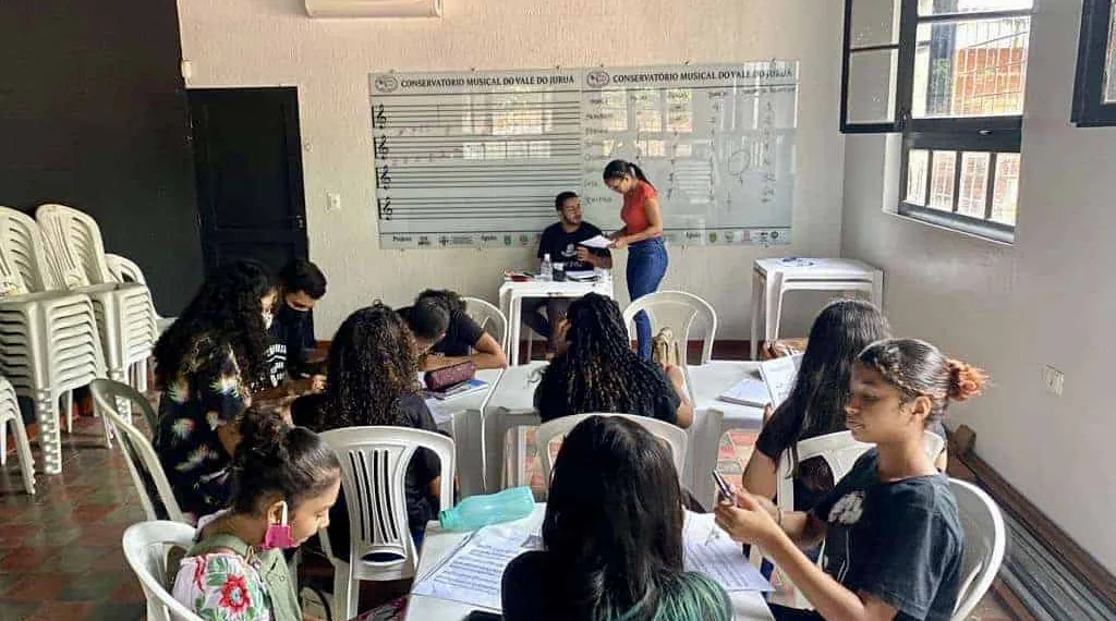 O projeto desperta, revela e potencializa talentos da região do Juruá. Foto: cedida