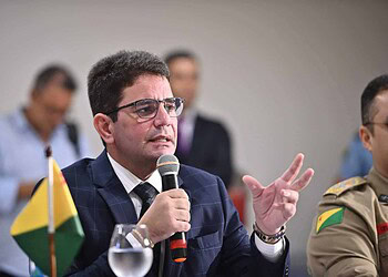 O governador destacou os avanços ambientais no Acre no último ano. Foto: Diego Gurgel/Secom