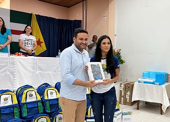 Secretário Aberson Carvalho destacou os investimentos do governo na Educação de Tarauacá. Foto: Raimundo Accioly