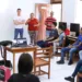 Alunos da Escola Esther Maia na oficina de educação financeira. Foto: Mardilson Gomes