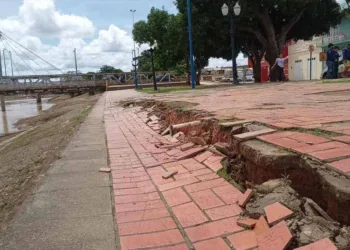 Após rachaduras, trecho do Calçadão da Gameleira será interditado para recuperação