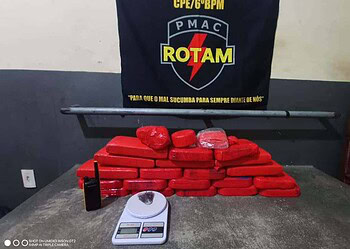 Polícia Militar apreende quase 23 quilos de drogas em Cruzeiro do Sul