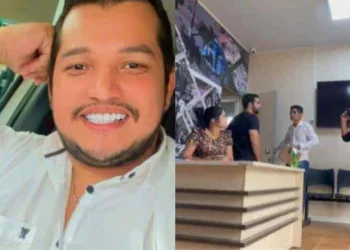 À direita, momento em que o ex-vereador é conduzido à delegacia pela Polícia Federal.