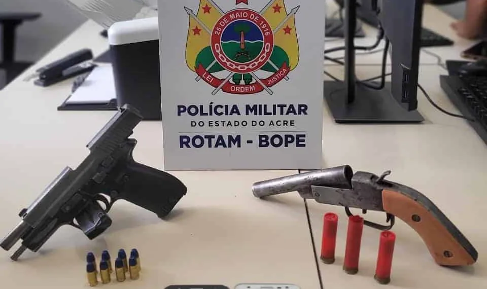 Polícia apreende armas e prende homem na Cidade do Povo