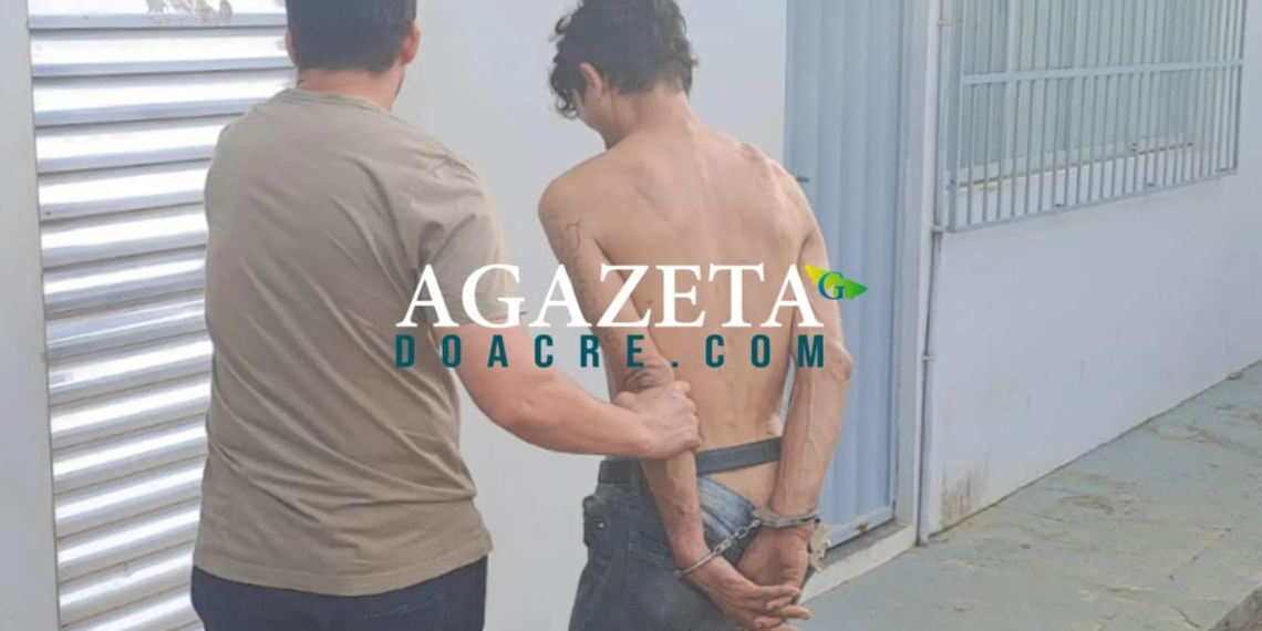 Homem que deu facada no peito de morador de rua é preso em Rio Branco