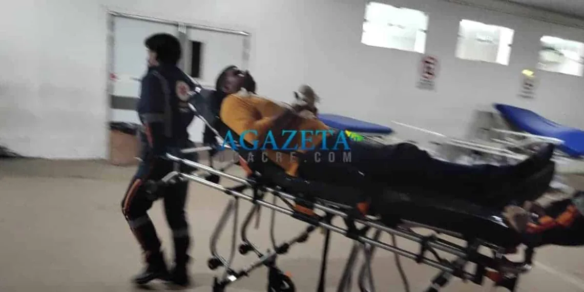 Motociclista tem dedo da mão arrancado em acidente na estrada do aeroporto