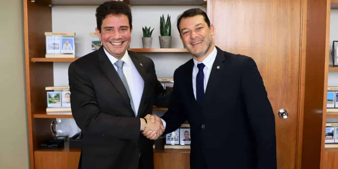 Duarte recebe Gladson Cameli e garante novo Hospital em Xapuri e UPA na parte alta de Rio Branco