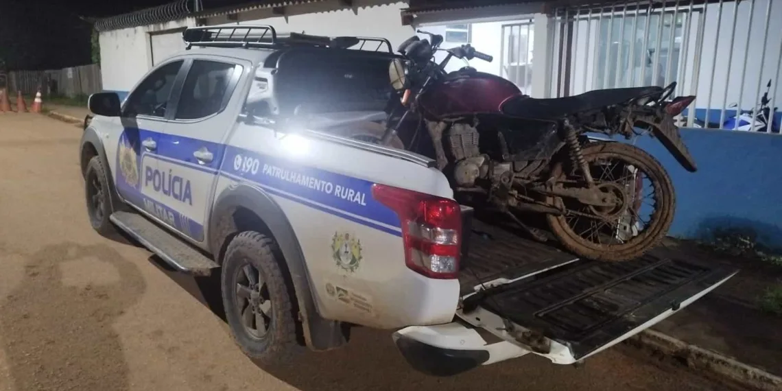 Homem é preso com moto roubada em 2022 no Bujari