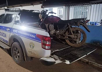 Homem é preso com moto roubada em 2022 no Bujari