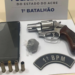Polícia acaba com festa de facção no Calafate e apreende arma de fogo