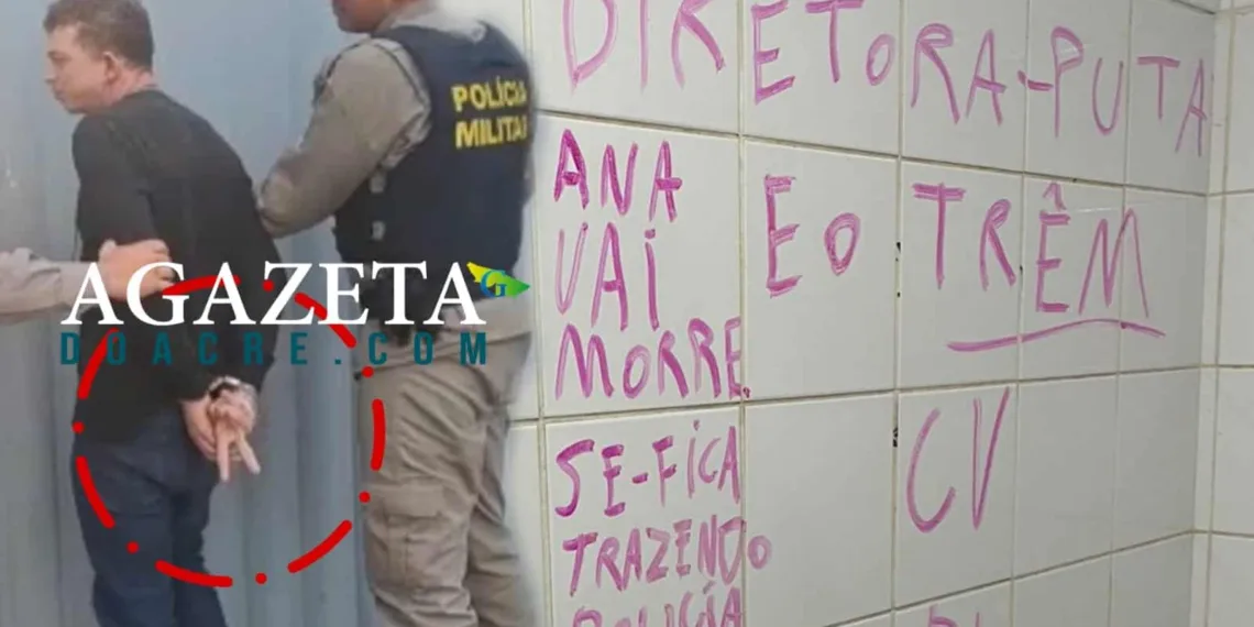 'Magnata' de facção criminosa é preso por ameaça contra direção de escola e apologia ao crime
