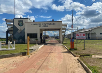 Onze detentos fogem de presídio e policiais fazem buscas na mata no interior do Acre — Foto: Bruno Vinícius/Rede Amazônica Acre