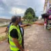 Prefeitura vai elaborar solução para o desbarrancamento (Foto: Assecom)