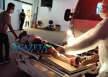 Faccionado reage a prisão, atira contra a polícia e vai parar no pronto-socorro