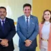 Governador Gladson Cameli se reuniu com a deputada federal Socorro Neri e o deputado Zezinho Barbary, em Brasília. (Foto Pedro Devani/Secom)