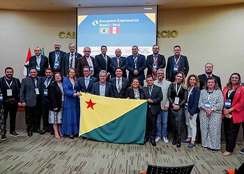 Representantes empresariais peruanos apresentaram as perspectivas de comércio e crescimento da economia do país andino. Foto: Neto Lucena/Secom