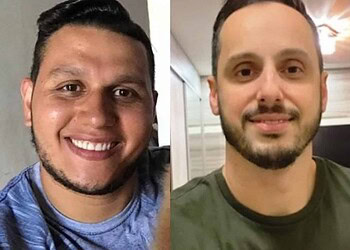 Geraldo Freitas de Carvalho Júnior à esquerda e Andrade Santana Lopes à direita. (Foto: Reprodução)