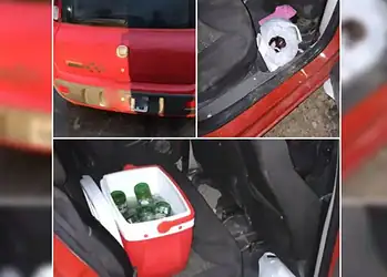 Homem quebra dedo de sua companheira, sai dirigindo bêbado e acaba preso