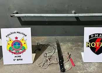 Polícia encontra jovem amarrado e torturado por faccionados no interior do Acre
