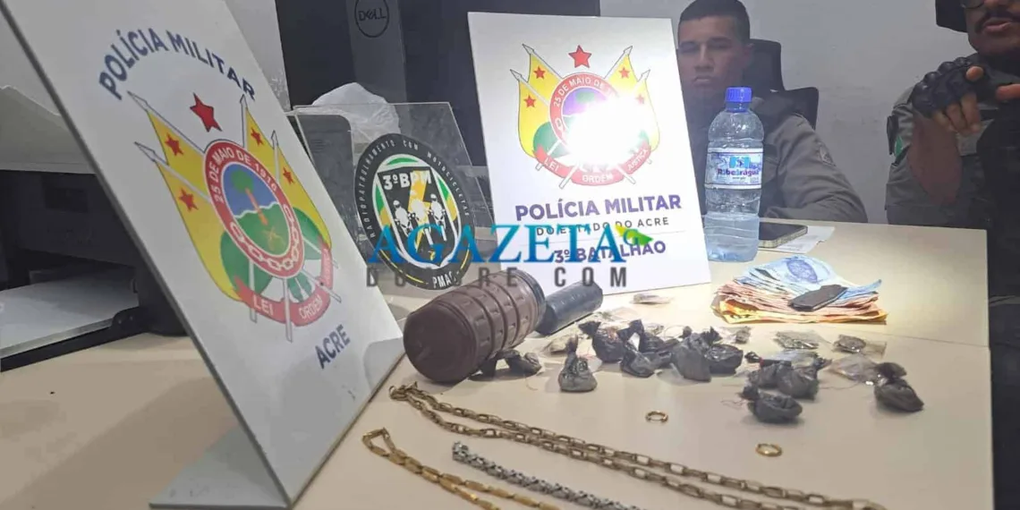 Homem é preso por tráfico de drogas em Rio Branco