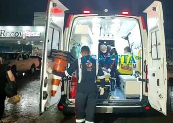 Oficial da PM colide contra moto após dirigir na contramão no Tucumã