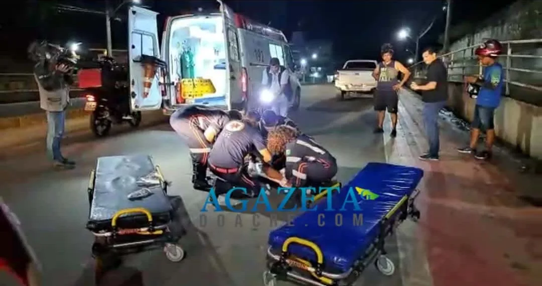 Homem é atropelado ao tentar atravessar Estrada Dias Martins e fica em estado gravíssimo