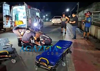 Homem é atropelado ao tentar atravessar Estrada Dias Martins e fica em estado gravíssimo