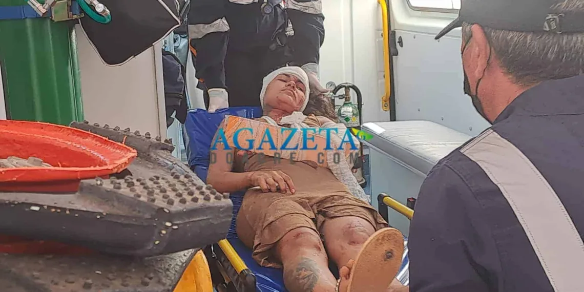 Mulher é espancada por cinco homens e é encontrada desacordada em área de mata