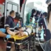 Homem fica gravemente ferido após moto bater em buraco no bairro Vila Acre