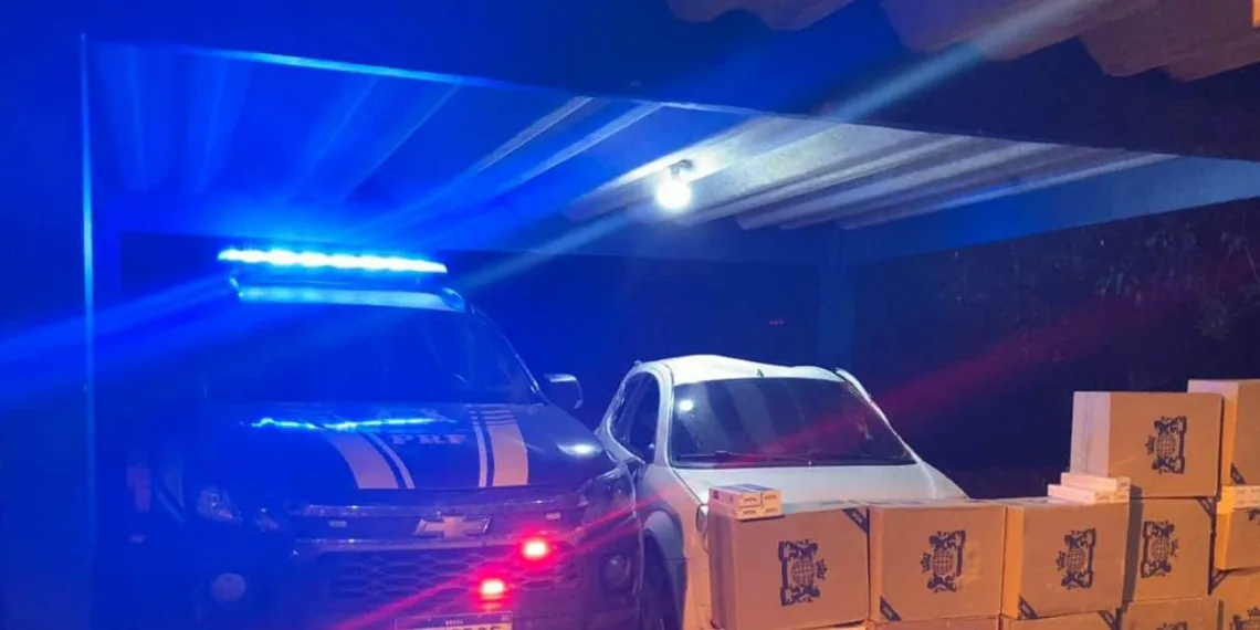PRF prende homem contrabandeando quase 7 mil maços de cigarro no interior do Acre