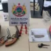 Dupla é presa com armas de fogo e moto roubada em Rio Branco