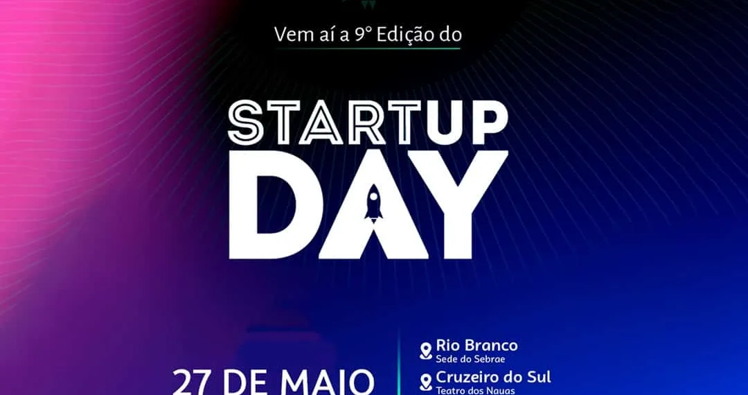 Nona edição do Startup Day, do Sebrae, acontecerá neste sábado, 27