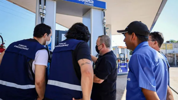 Procon realiza mutirão de fiscalização em postos de combustíveis do Acre