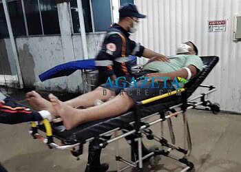 Fiação solta causa acidente e deixa motociclista ferido em Rio Branco