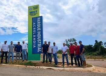 Governo entrega obras de infraestrutura no Parque Industrial de Acrelândia