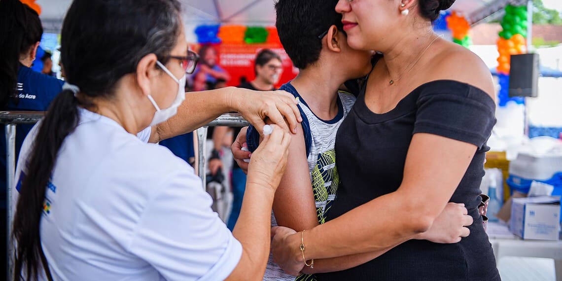 Estão disponíveis 17 imunizantes do Calendário Nacional de Vacinas. Foto: Júnior Aguiar/Sesacre