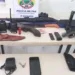 Quatro são presos em flagrante por roubo de armas de fogo e munição na BR-364