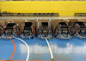 Cadeiras adaptadas para os atletas paralímpicos acreanos ajudarão o esporte acreano.Foto: Cedida