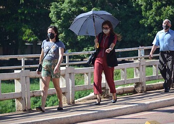 Sem previsão de chuva, quarta-feira será de sol forte e muito calor