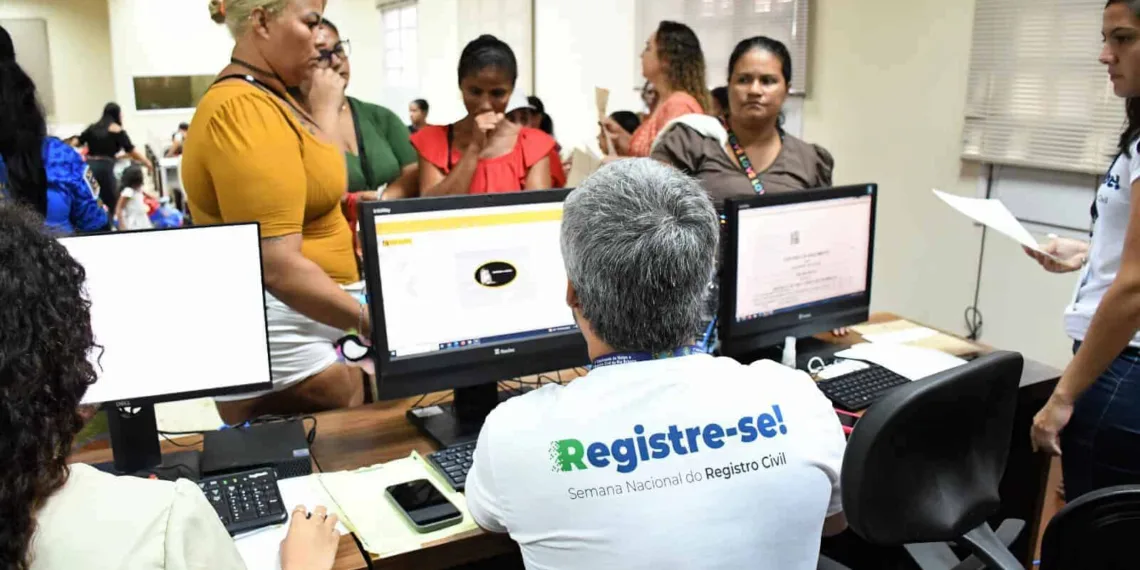 Documentação básica é emitida gratuitamente no Acre na Semana Nacional do Registro Civil