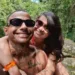 A dentista acreana Michelle Teramoto e namorado, o tatuador carioca Matheus dos Reis. (Foto: Cedida)