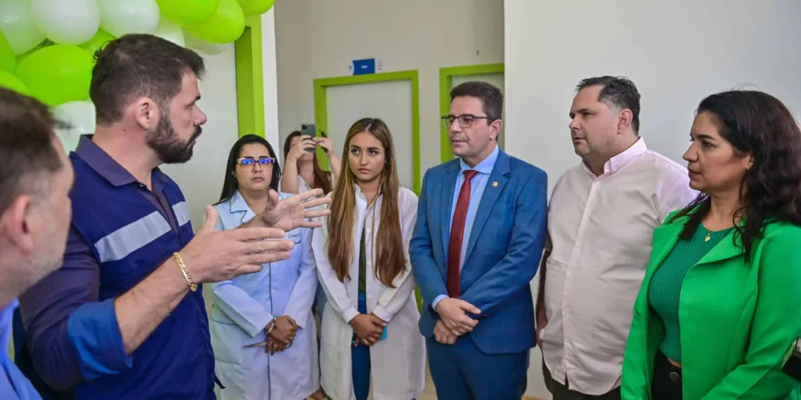 O secretário explicou que a aquisição do equipamento vai ser essencial para realizar exames hormonais e oncológicos em toda a população do Acre. Foto: Diego Gurgel/Secom