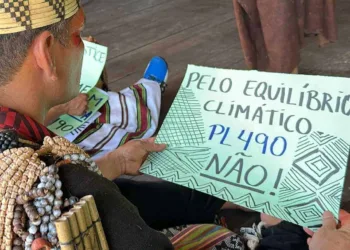 Indígenas do Acre promovem manifestação contra o Marco Legal nesta quarta-feira