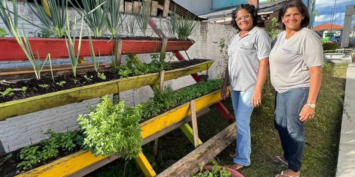 Francisca Rodrigues e Valdete Vale
