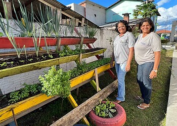 Francisca Rodrigues e Valdete Vale