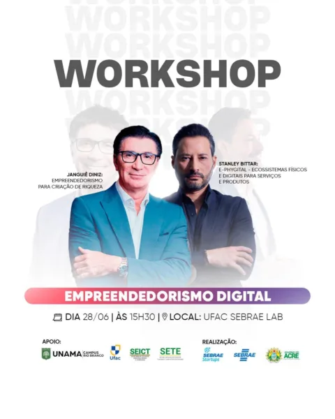 Workshop reúne grandes empresários para debater empreendedorismo digital