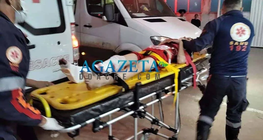 Adolescente de 13 anos é atropelado por motociclista ao tentar atravessar rua em Rio Branco
