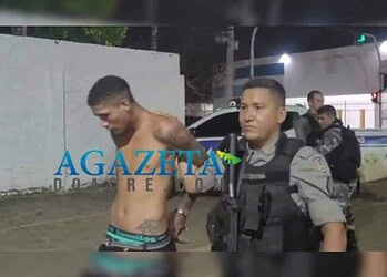 Polícia prende homem acusado de homicídio e envolvimento com facção criminosa