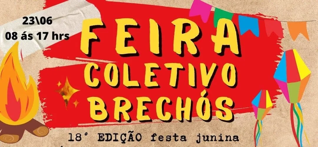 Edição junina da feira Coletivo Brechós será realizada na Funbesa